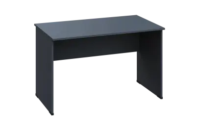 EPL 27 - 12 stůl kancelářský, dřevěná podnož, deska 25 mm, široký 1200 mm, antracit